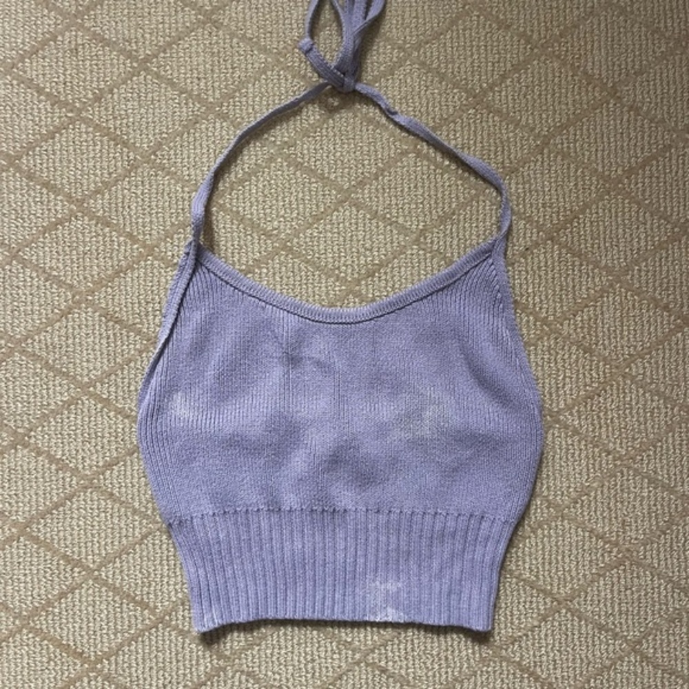 La Hearts Light Purple Knit Top